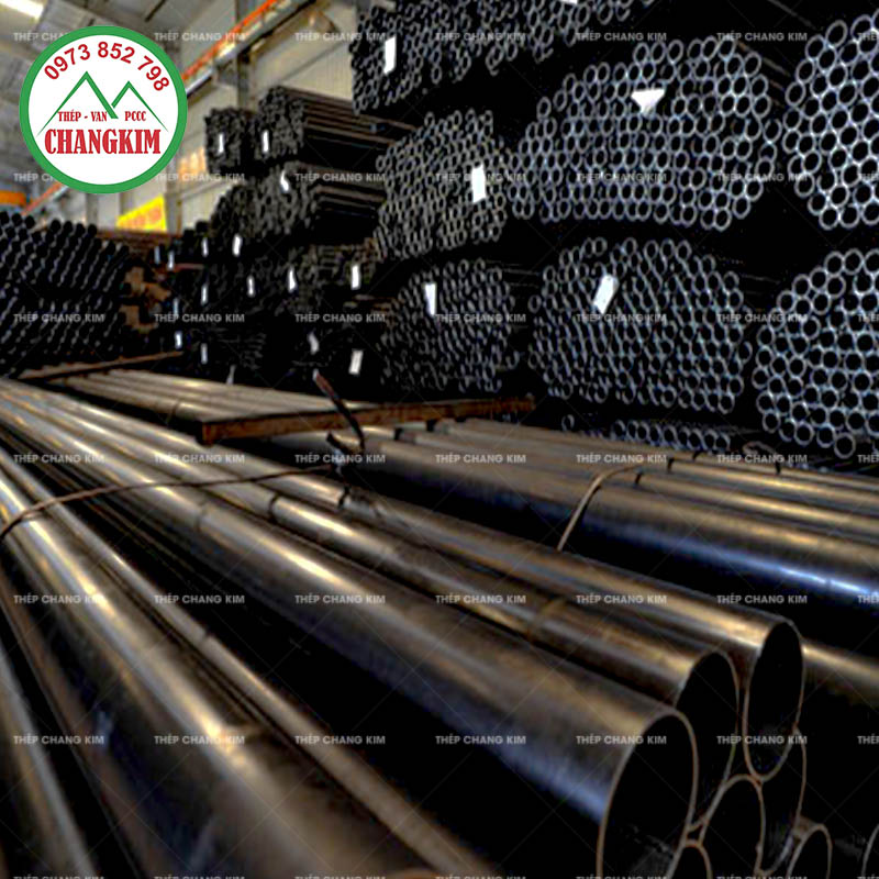 ống thép hàn đen việt đức giá tốt HCM