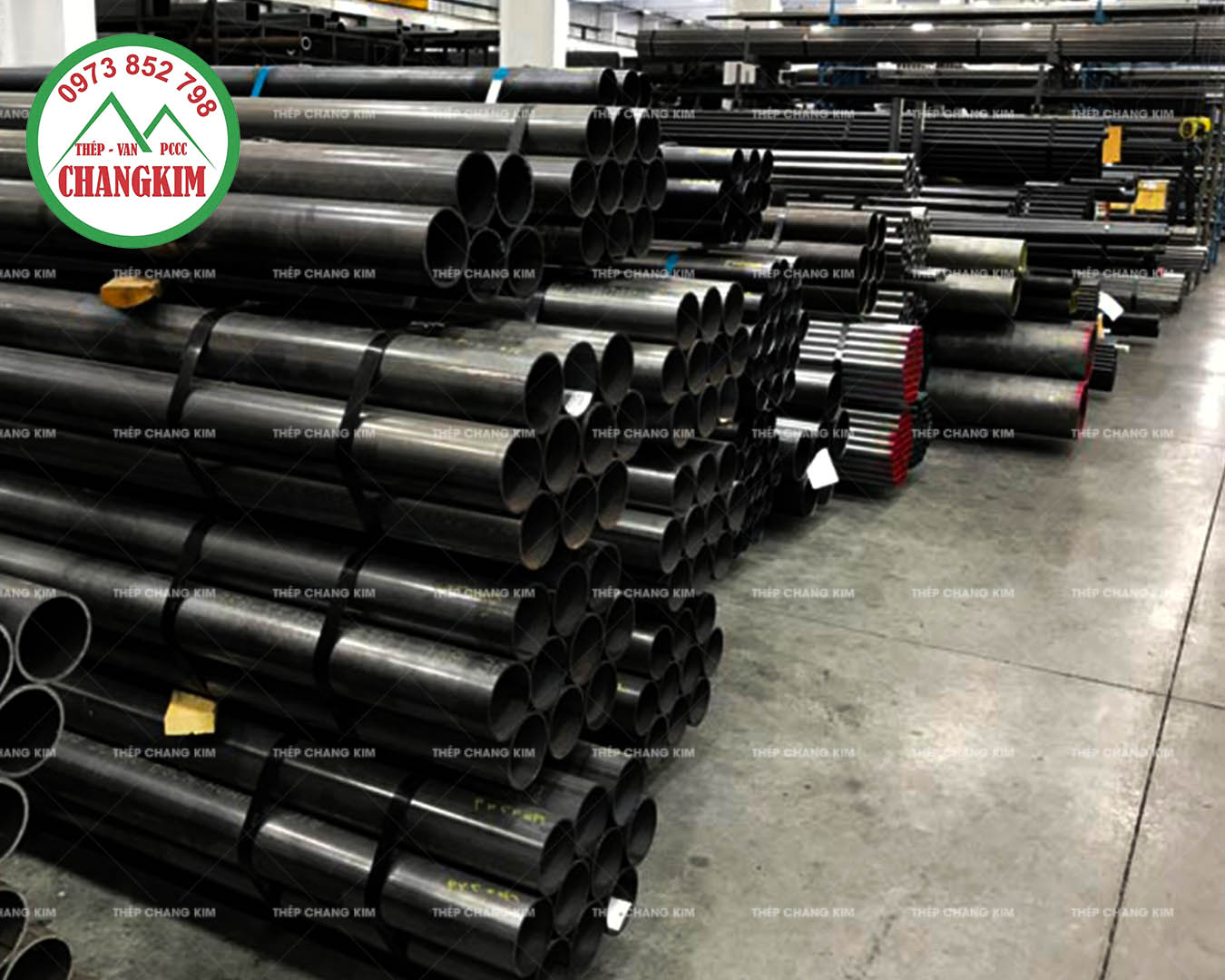 ống thép hàn đen việt đức tại HCM